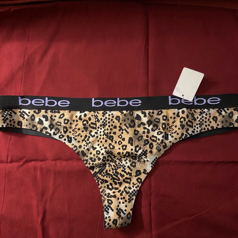 BeBe Leopard ThongNew with tag never worn